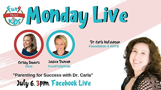 Fun4TallyKids Monday LIVE: Parenting for Success with Dr. Carla